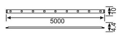 Jupiter LE208 N 12W/M Üç Çipli İç Mekan Serit LED 3000K Günışığı(10 Mt.) - Jupiter (1)