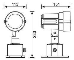 Jupiter LG981 Led Bahçe Spot (3000 Kelvin) - Jupiter (1)