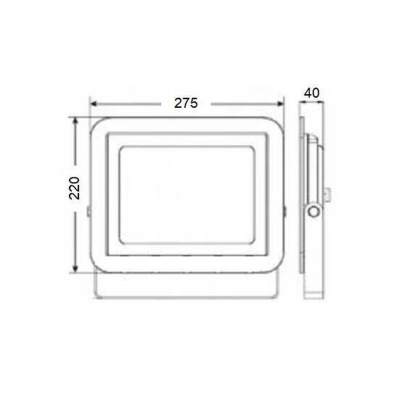 Jupiter LP-100 100W Led Projektör Beyaz Işık - 2