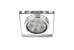 Jupiter LS591 B 7W Kare Camlı Led Spot Armatür Trafolu 6500K Beyaz Işık - 3