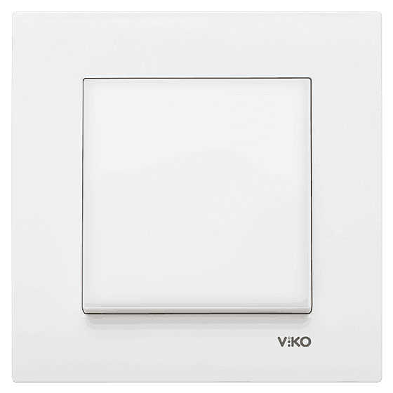 Viko Karre/Meridian Beyaz Anahtar Mekanizma (Çerçeve Hariç) 90967001 - Viko