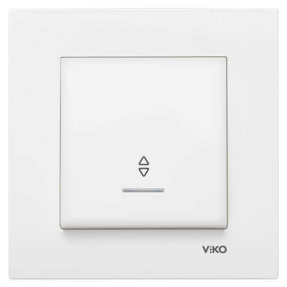 Viko Karre/Meridian Beyaz Işıklı Vavien (Çerçeve Hariç) 90967063 - Viko