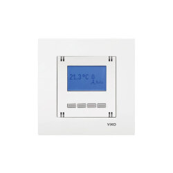 Karre Meridian Beyaz Dijital Termostat Isıtma ve Soğutma (Çerçeve Hariç) 90961070 - VİKO