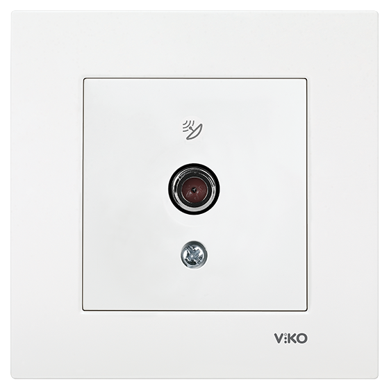Viko Karre/Meridian Beyaz Uydu Prizi F Konnektör - 10 Db Mekanizma (Çerçeve Hariç) 90967038 - Viko