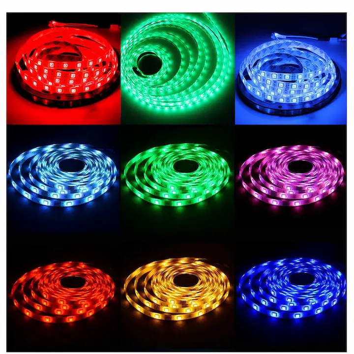 Lamptime Eco Üç Çip 60 Led İç Ortam Rgb Şerit Led - Lamptime (1)