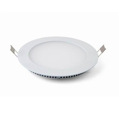Lamptime Sıva Altı Slim Downlıght 16W 4000K Yuvarlak Beyaz Gövde - 1
