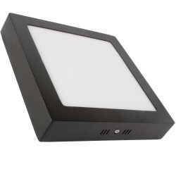 Lamptime Sıva Üstü Slım Downlıght 24w 6500k Kare Siyah Gövde - Lamptime (1)