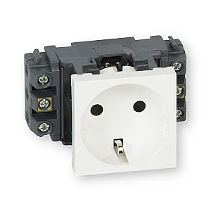 Legrand 0 776 01 Armada DLP Topraklı Priz Beyaz 2 Modül - 1