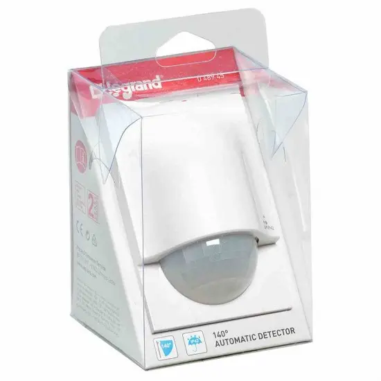 Legrand 048942 140 Derece Hareket Sensörü IP41 8 m Yüzeye Montaj PIR teknolojisi - Legrand (1)