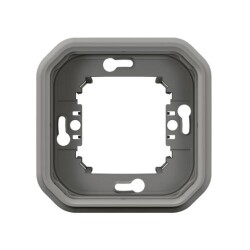 Legrand 069681L Plexo Sıva Altı Tekli Çerçeveli Kaide Gri IP 55 - Legrand