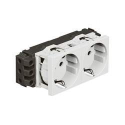 Legrand 077602 278602L 4 Modül Sistem Armada 2xDLP Topraklı Priz - Legrand