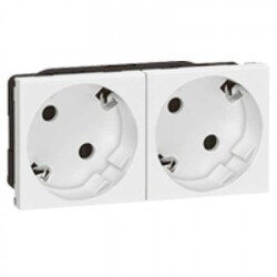 Legrand 278252L Sistem Armada 2X45° Şebeke Priz Beyaz - Legrand