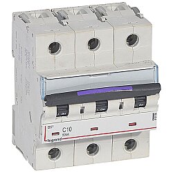 Legrand 410160 DX³ Otomatik Sigorta, 3P 10A C Tipi 50kA - LEGRAND