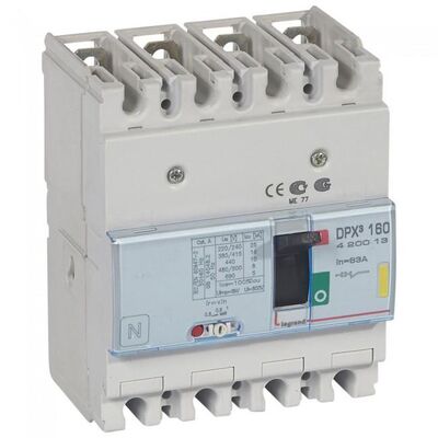 Legrand - 420013 DPX3 160 4P 63A 16kA Termik Manyetik Kompakt Şalter - 1