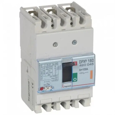 Legrand - 420045 DPX3 160 3P 100A 25kA Termik Manyetik Kompakt Şalter - Legrand