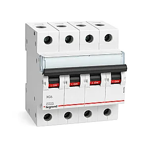 Legrand 433705 4x20A 6kA C Tipi XG6 Otomatik Sigorta - 1