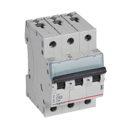 Legrand - 433950 3x63 Amper 10kA C Tipi XD10 Otomatik Sigorta - LEGRAND