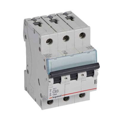 Legrand - 433950 3x63 Amper 10kA C Tipi XD10 Otomatik Sigorta - 1
