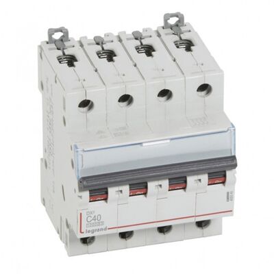 Legrand - 433962 4x40 Amper 10kA C Tipi Dx3 Otomatik Sigorta - 1