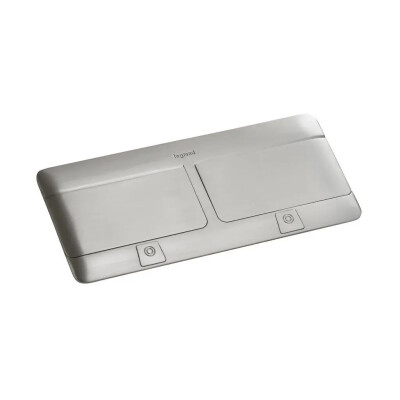 Legrand 654003 Pop-Up Donatılabilir Masa Buatı Paslanmaz Çelik 8 (2X4) Modül (Boş Kasa) - Legrand