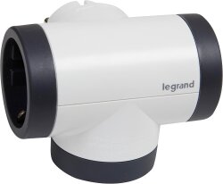 Legrand 694522, Adaptör 2P+T, 2 Priz/Güç Soketi Yan Döner, USB Tipi A ve C Bağlantı - 3