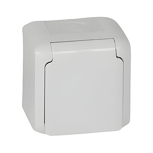Legrand 782373 Forix Beyaz Çocuk Korumalı Topraklı Priz IP44 - 1