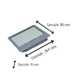 Legrand Döşeme Altı Buat Kapağı Plastik Pc 8/12M - Legrand (1)