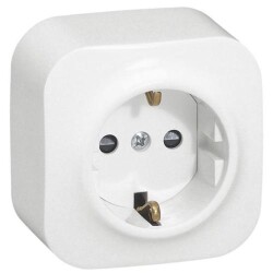 Legrand Forix IP21 Çocuk Korumalı Toprak Priz Beyaz - Legrand