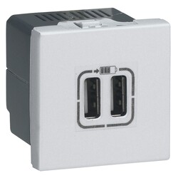 Legrand İkili USB Prizi,Telefon Şarjı İçin, 5V - Legrand