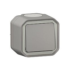 Legrand Plexo 069711L Vavien Anahtar, Sıva Üstü Gri IP55 - LEGRAND