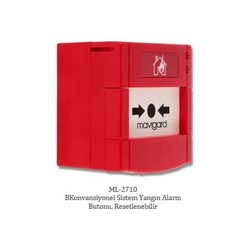 Mavigard Konvansiyonel Resetlenebilir Yangın Alarm Butonu ML-2710 - MAVİGARD