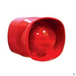 Mavigard Maxlogic Konvansiyonel Flaşörlü Elektrikli Siren Kırmızı 24 VDC ML-2430 - MAVİGARD
