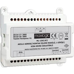 Maxlogic ML-1362 Akıllı Adresli Kontak İzleme Modülü, 1 Girişli - MAVİGARD