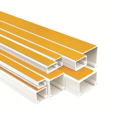 Mutlusan 25x40 mm Kablo Kanalı Yapışkan Bantlı - 001 004 025040 20 00 - Mutlusan