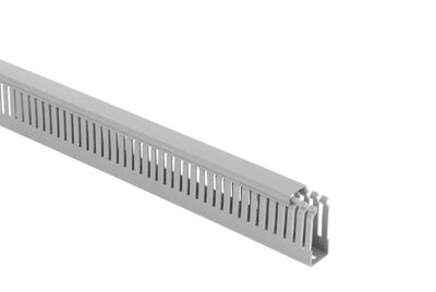 Mutlusan 25X60 Kablo Kanalı Delikli GRİ 2M - 1