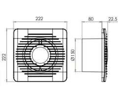 Mutlusan ME-FAN 150 mm Aspiratör - Mutlusan (1)
