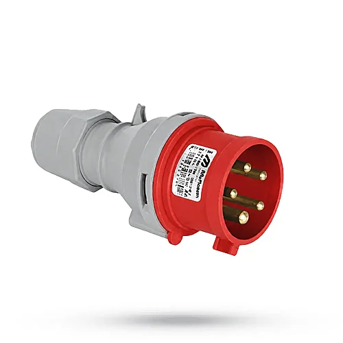 Mutlusan Mut-401 CEE Norm 4x16A Trifaze Düz Fiş - 1