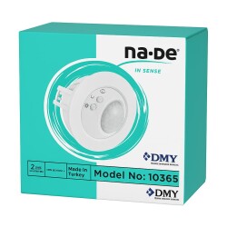 Nade 10365 360° Spot Tipi Hareket Sensörü-Sıva Altı - Nade (1)