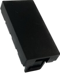 Nead 2054 45x22,5 mm Boşluk Kapağı Alüminyum Siyah - NEAD