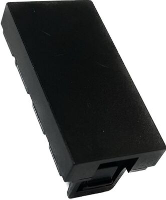 Nead 2054 45x22,5 mm Boşluk Kapağı Alüminyum Siyah - 1
