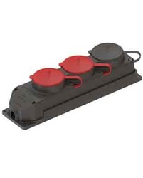 Nead 3x25 A 2 Trifaze + 1x16 A 1 Monofaze 3'lü Kauçuk Priz - NEAD