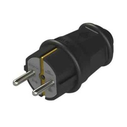 Nead 4000 1x16A Kauçuk Topraklı Fiş Eko Monofaze 1Faz-1Nötr - NEAD