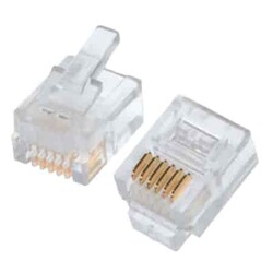 NEAD 6P/6C CAT 3 PLUG(RJ12) - NEAD