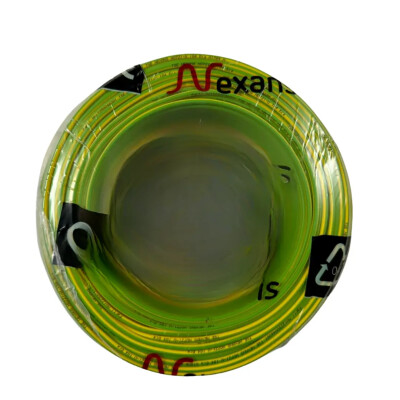 Nexans NYA Kablo 4 mm² Sarıyeşil ( H07Z1-U ) Halogen Free - NEXANS