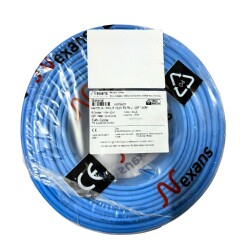 Nexans NYAF Kablo 10 mm² Mavi (H07Z1-K) Halogen Free 100'lük - NEXANS