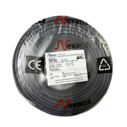 Nexans NYAF Kablo 10 mm² Siyah (H07Z1-K) Halogen Free 100'lük - NEXANS