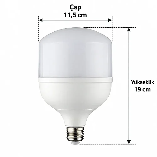 Noas YL95 4001 40W E27 Beyaz Işık Led Torch Ampul - 4