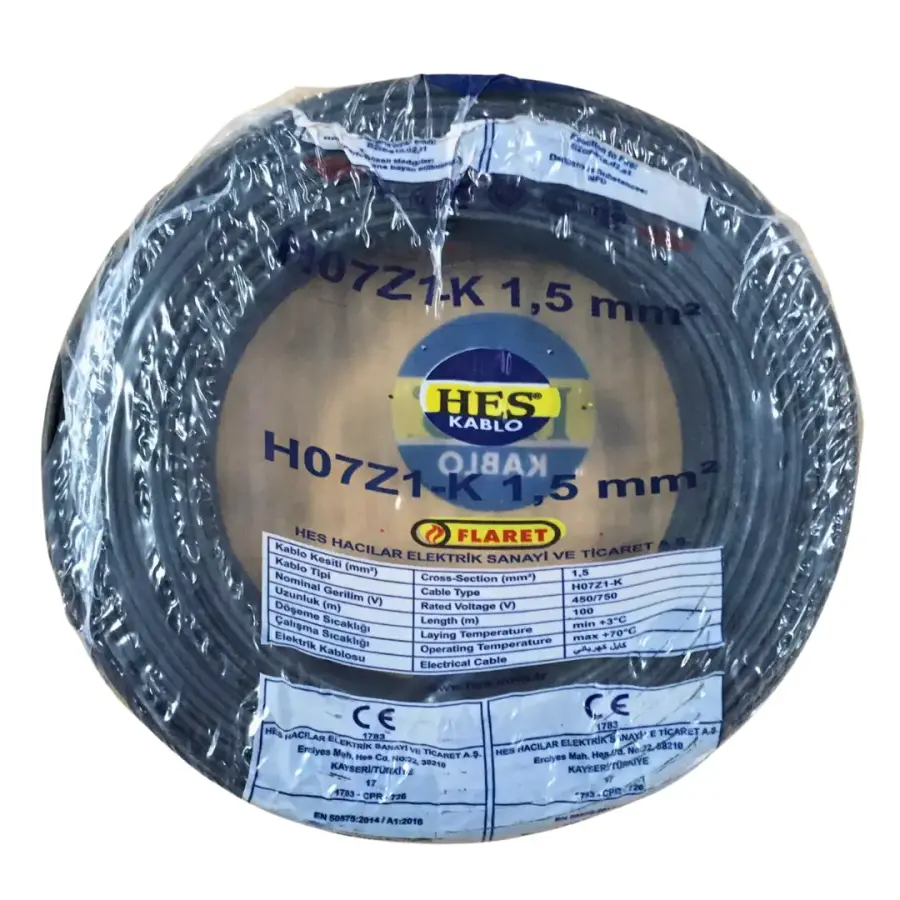 En Ucuz Öznur Nyaf ( H07Z1-K ) Kablo 1,5 mm² Kahve Çeşitleri ve