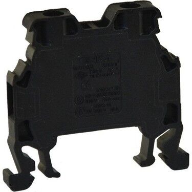 Onka 1014 MRK 2.5mm2 Vidalı Ray Klemens Siyah - 1