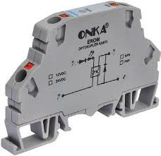 Onka Opk Ç-4 Mm2 Çift Katlı Ray Klemens Gri - Onka